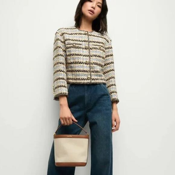 Veronica Beard Sumira Metallic Tweed Jacket 6 - Picture 2 of 12